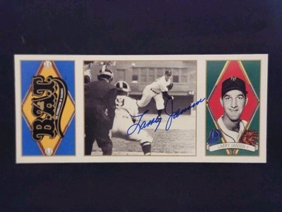  - 1993 Upper Deck B.A.T. Baseball Larry Jensen #73 In Person Autograph No COA 