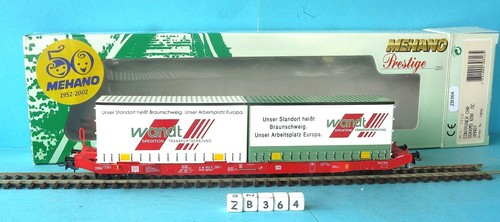 HO MEHANO Wagon porte container WANDT  ref 19486 (V6)ZB364 | Condition: Occasion