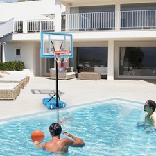 Swimming Pool Game Basketball Hoop Adjustable...