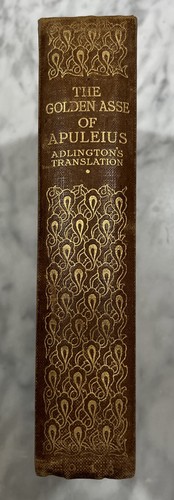 Cover of The Golden Asse of Apuleius 1913 Limited Edition William Adlington Translation