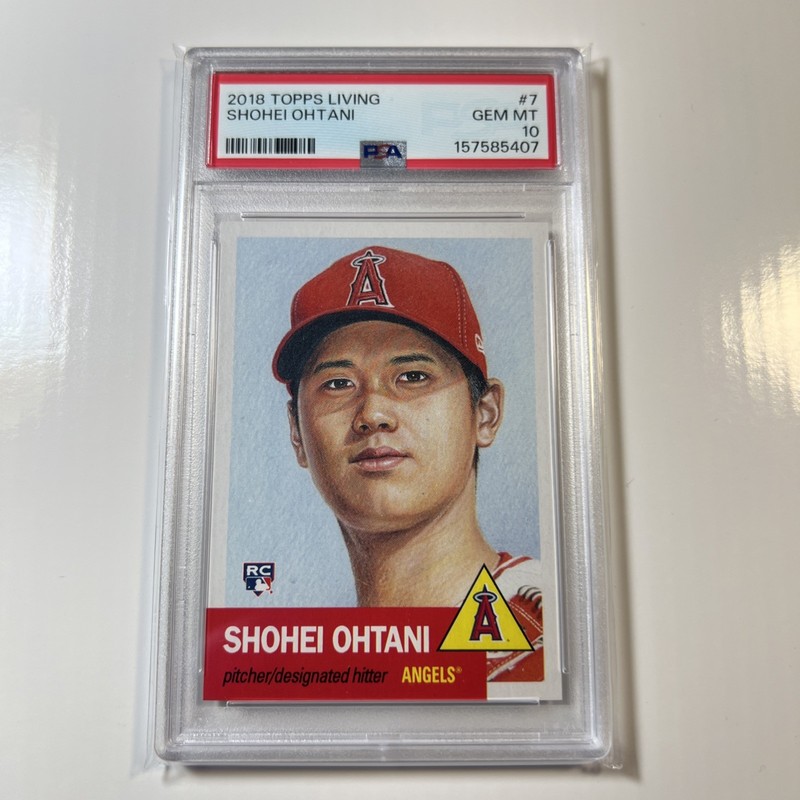 2018 Topps Living Rookie Shohei Ohtani #7 PSA 10