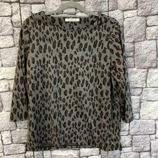 Jersey Pullover Leo Schwarz, L, 40/42 ,Damen 12H35