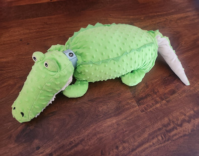 Zoobies 3-in-1 Kojo the Croc stuffed toy pillow w/ zipped inside 31x48'' blanket
