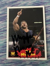 Don Muraco autographed Topps Wrestling Card.  WWE hall of fame wrestler.