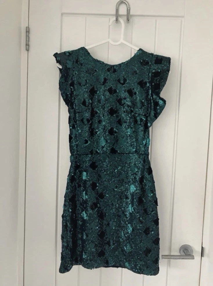 slim fit dress slacks Zara Sequin Mini Dress – Curvy Girl Styles Boutique main image 1