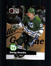 Doug Houda NHL USA Traiding Card Original Signiert + A 252561