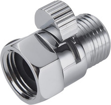 Chrome Water Flow Control Valve, G1/2" Shower Head Flow Control Brass Shut off V
