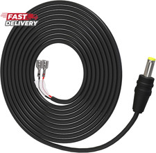 Trail Camera Power Cord,79Inch DC External Power Cable Compatible with 5.5X2.1Mm