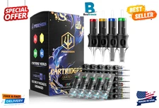 Poseidon Tattoo Cartridge Needles Assorted Mixed Size #12 Round Liner S 50PCS