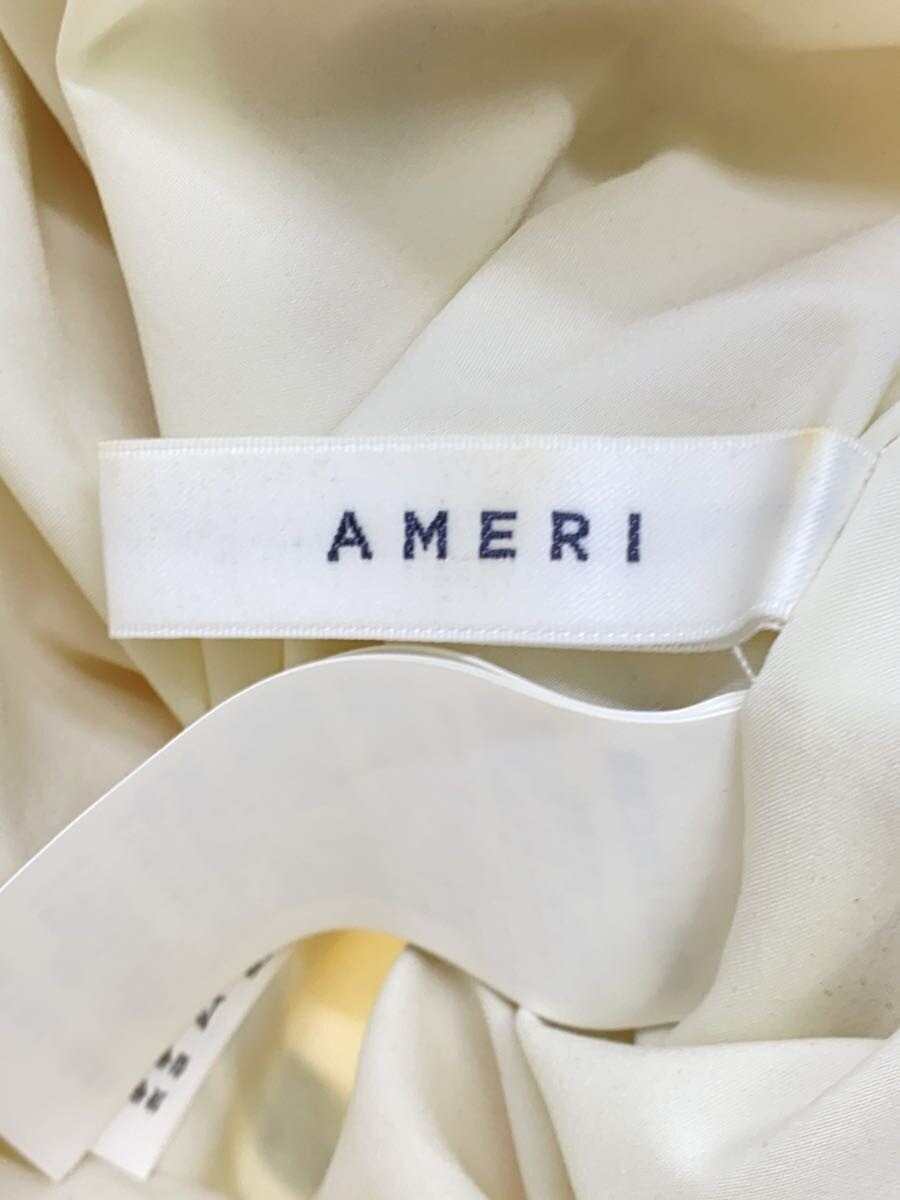 AMERI Long Skirt, Medium, Polyester, Beige Floral… - image 4