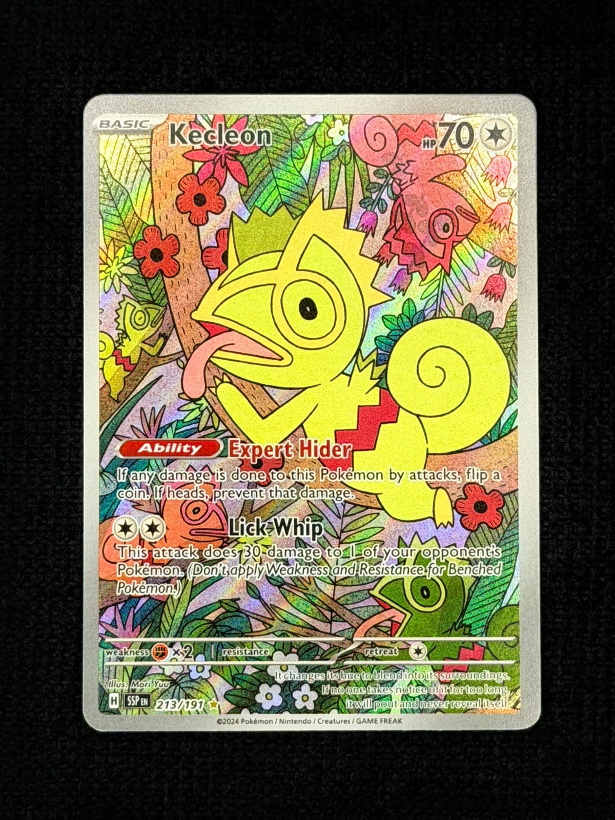 Kecleon 213/191 Illustration Rare – Surging Sparks – NM