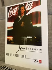 John Farnham 1988 Australian Tour Flyer tamaño A4 impresión brillante cardada de alta calidad