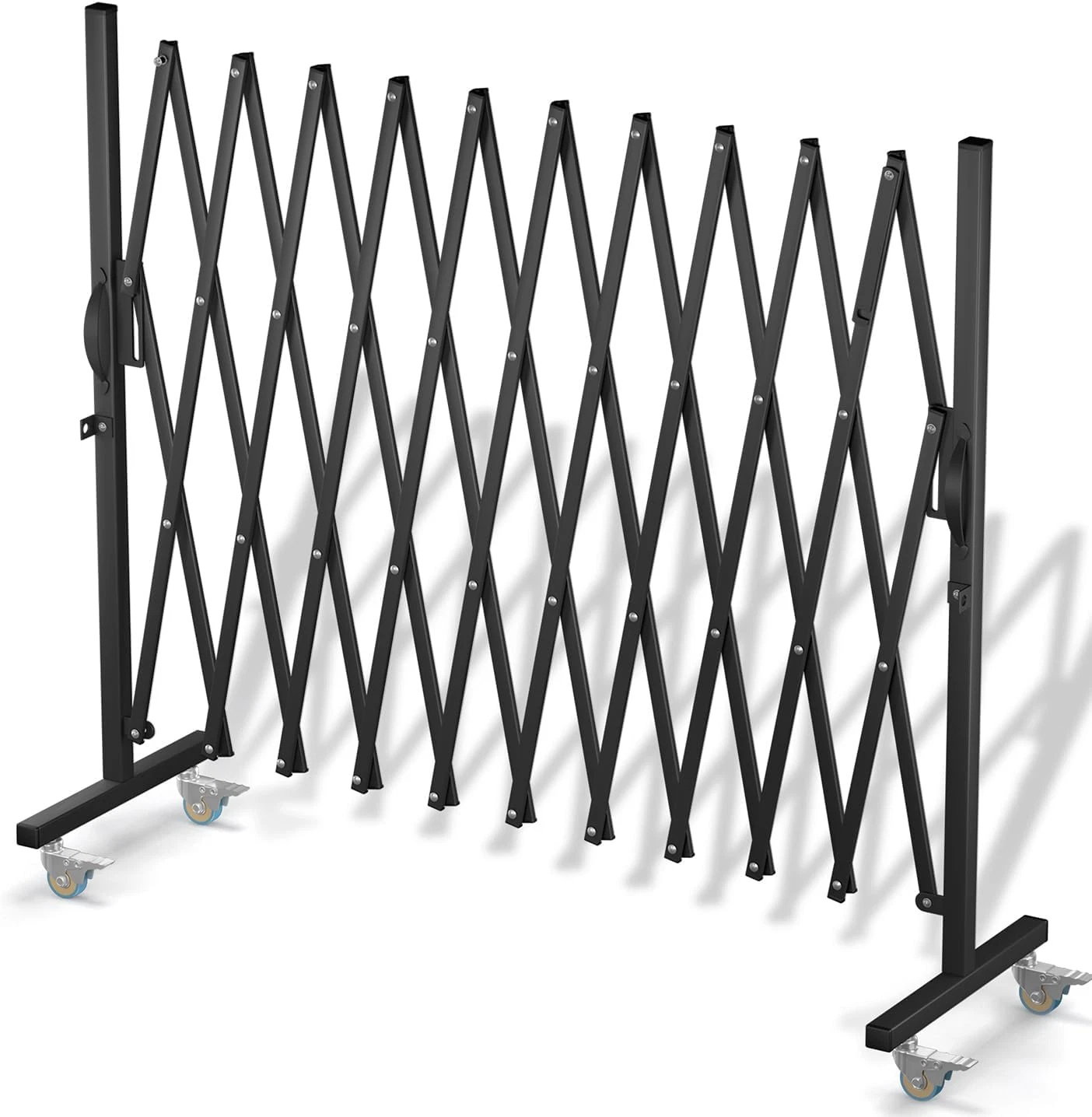 Adjustable Expandable Barricade Gate - Portable Folding Security Dog Fence