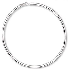 12 Silver Plated Brass 20 Gauge 20mm Round Beading Hoop Ear Wires Charm Rings