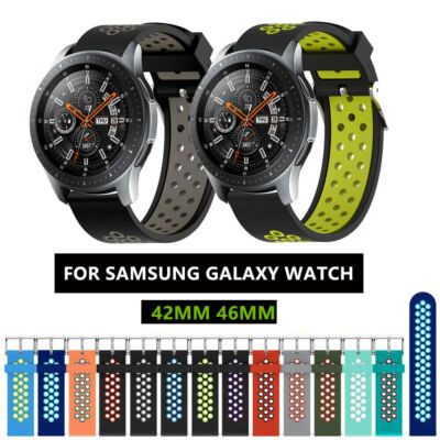 For Samsung Galaxy Watch 3 41mm 45mm 42mm 46mm Gear S3 Silicone Sport Strap Band