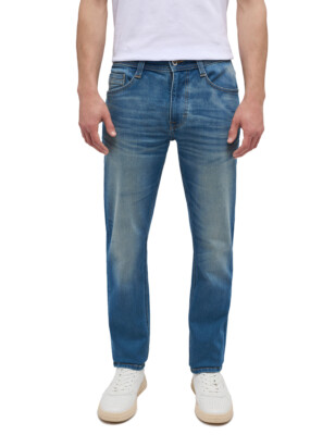 Mustang Herren Jeans OREGON SLIM K - Slim Fit - Low Waist - Blau Grau Schwarz