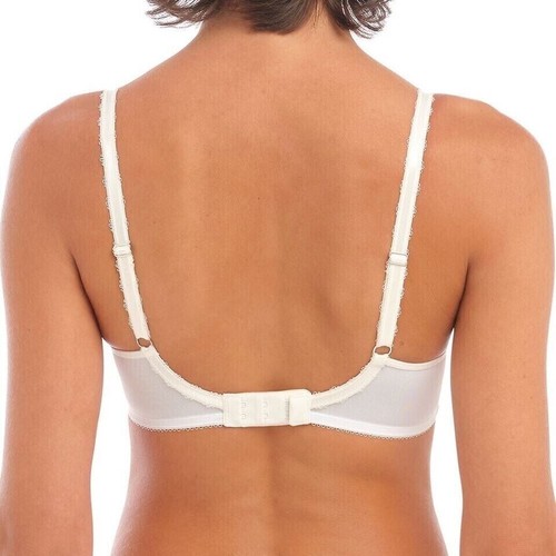 Wacoal Sakura Bra Ivory Blossom Size 32DD Underwired Classic Plunge 600201 New - Picture 4 of 12