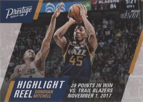 DONOVAN MITCHELL 2017-18 Chronicles #304 Majestic ROOKIE CARD RC