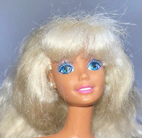 Barbie Mattel 70er Jahre blonder Puffy Bangs Overall und Schuhe dabei Vintage - Bild 3 von 14