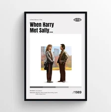 When Harry Met Sally... Movie Poster Print, Wall Art - Unframed