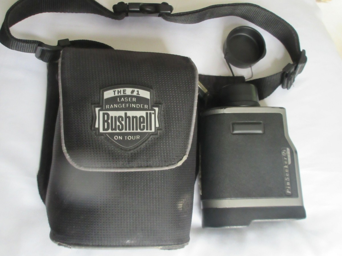 Bushnell PinSeeker 1500 21-1040 Laser Rangefinder w/case, lens cap
