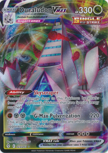 Duraludon VMAX - 123/203 Ultra Rare Evolving Skies NM Pokemon TCG