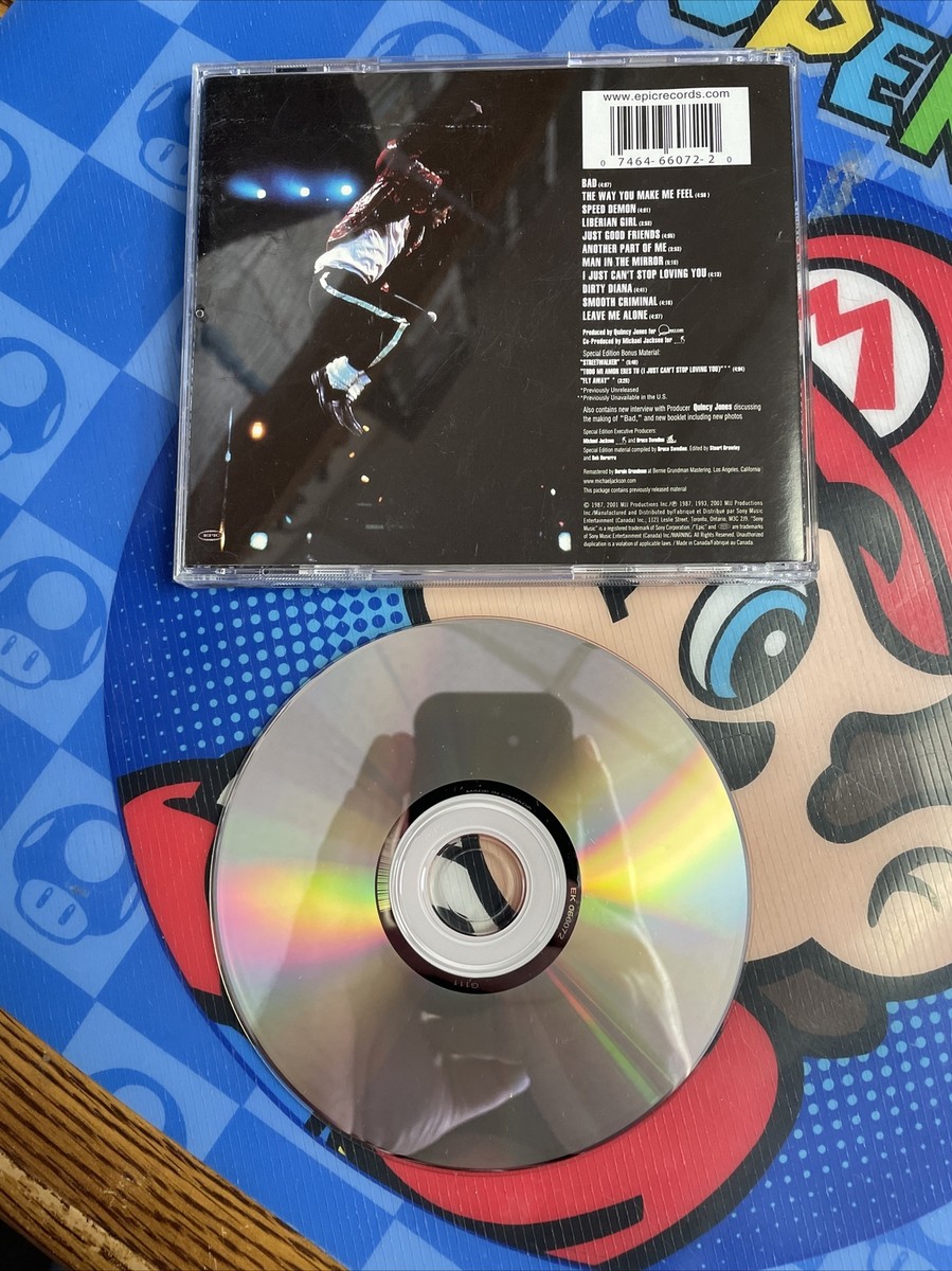 Buy Bad by Michael Jackson (CD, Sep-1987, Epic) online | eBay