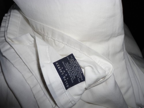 VINTAGE RALPH LAUREN WHITEPOLO PONY (1) KING/CALIFORNIA KING FLAT SHEET 106X1002 - Picture 5 of 6