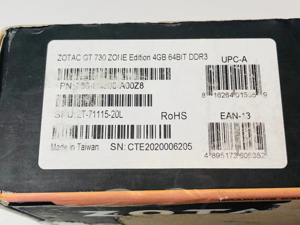 ZOTAC GeForce GT 730 Zone Edition 4GB Graphics Card ZT-71115-20L - Image 3 of 4