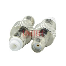 Radio Copper Nickel Plating Adaptor SMA Female to FME Female Jack Connector