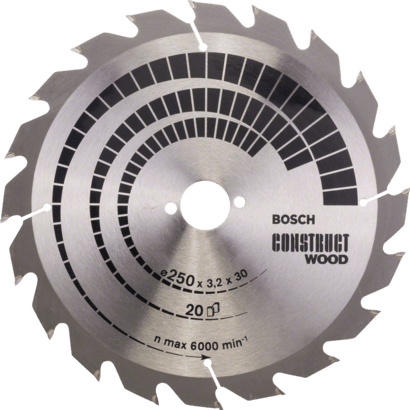New Genuine Bosch 2608641774 Construct Wood Circular Saw Blade