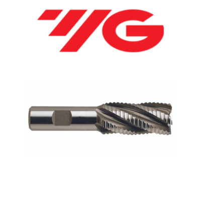 1/4'' 3 Flute Stub Roughing End Mill HSSCo - YG-1 (3/8'' Shank)