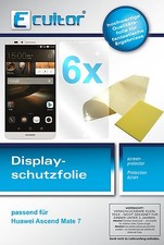 6x Pellicola Protettiva per Ecultor Huawei Ascend Mate 7 Display Trasparente Crystalclear