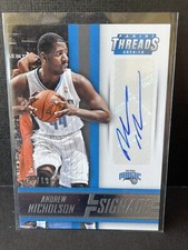 2014-15 Panini Threads - Signage #11 Andrew Nicholson /199 (AU)