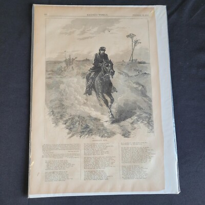 1882 Harper's Weekly Drill In The Bayonet Exercise At The Ninth Regiment Armory