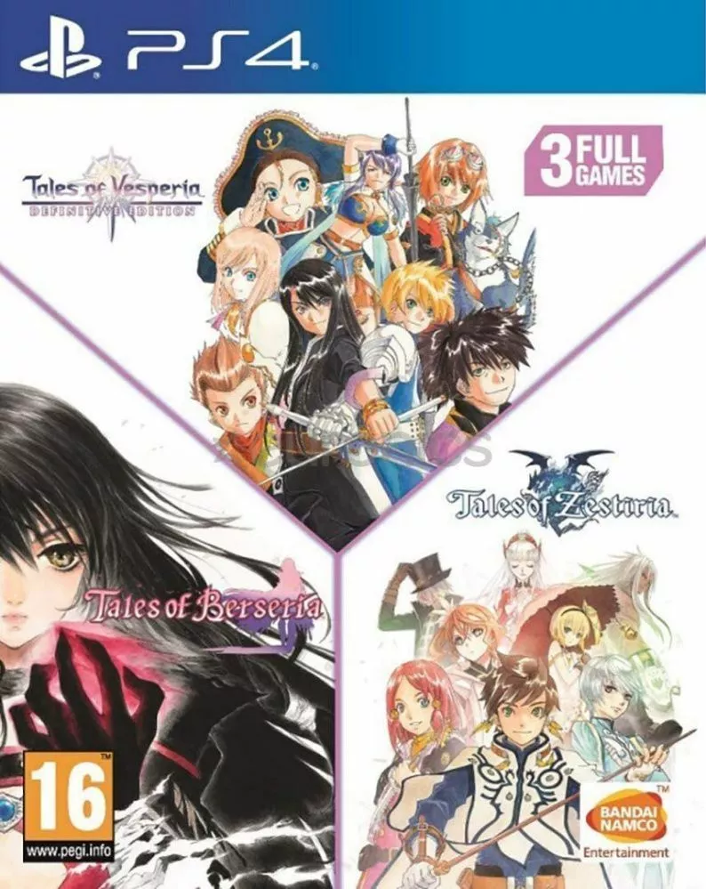 Tales Of Zestiria Tales Of Berseria Tales Of Vesperia