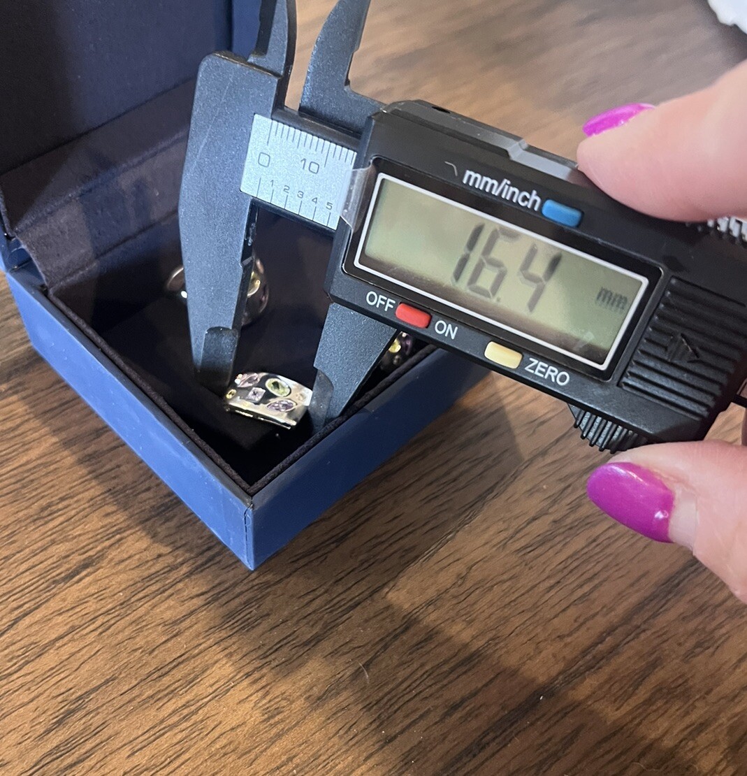 Multi Gemstone Sterling Silver Dome Shape Ring An… - image 21