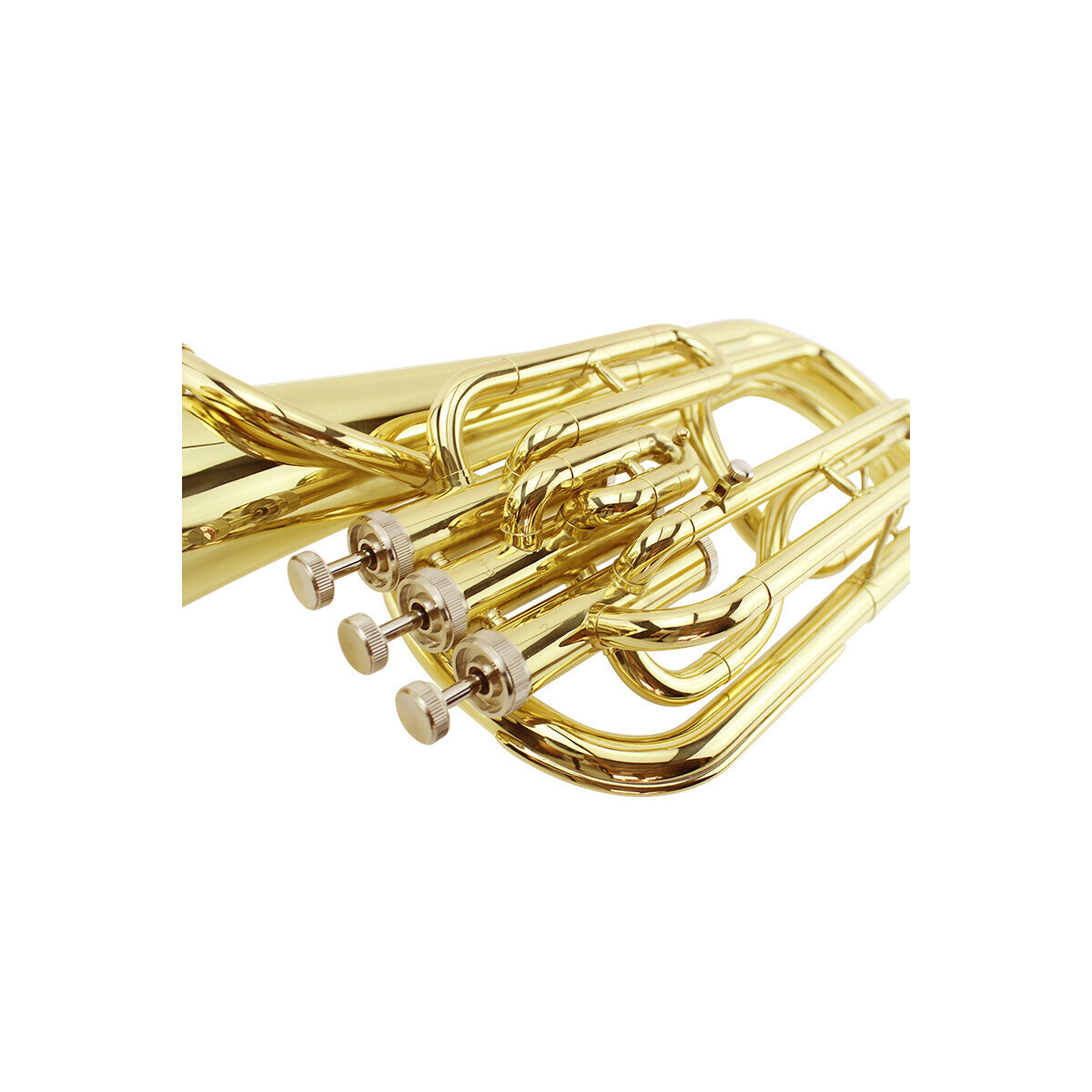 B Flat Three Vertical Keys Tenor Tuba Instrument Professional Tuba