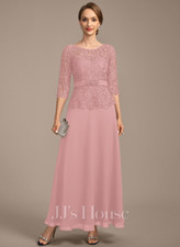 JJ's House A-line Mother of the Bride Dress, Style QTSZ123465, Size 8, Blush