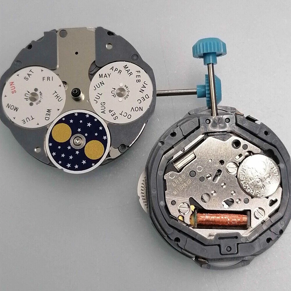 Miyota 6P80 Quartz Movement Watches Repair Parts Replaces 6380 eBay