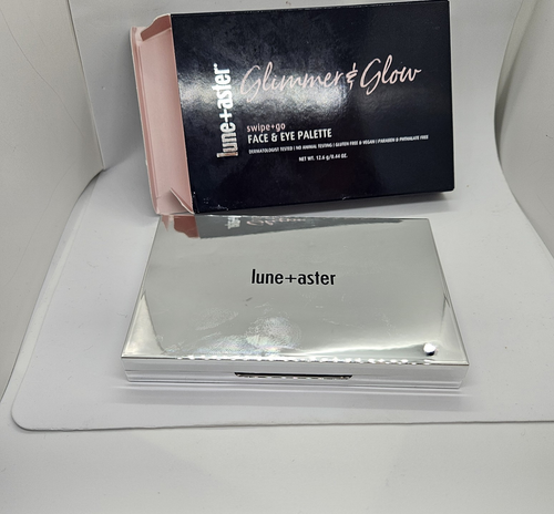 NIB Luna + Aster Glimmer Glow Swipe and Go Face And Eye Palette 0.44ozs - Picture 5 of 11