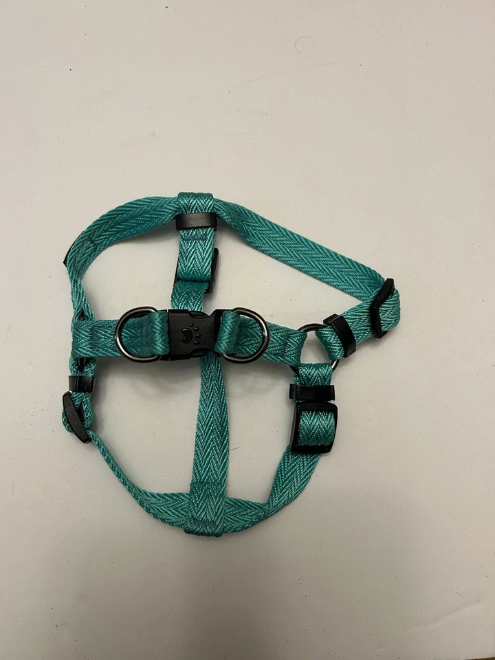 TOP PAW 可调节绿色尼龙狗背带,适用于小型犬二手 — 第 2/3 张图片