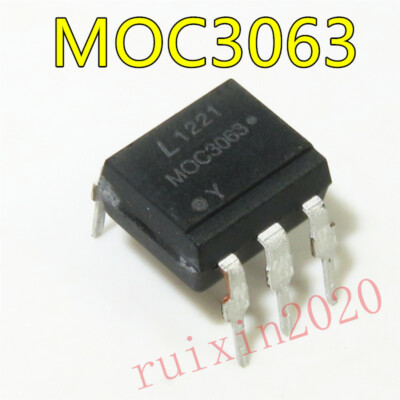 Relais Statique 10pcs/lot MOC3063 MOC3063-M DIP-6 In Stock Relais 12 V 4 Broches - Foto 11
