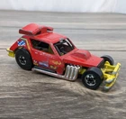 Vintage Hot Wheels 1978 Greased Gremlin Red Diecast 1/64 Scale Blackwall Tires