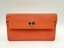 Hermes Kelly To Go Orange Wallet Fw1124pxzdu