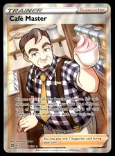 Cafe Master TG25/TG30 Ultra Rare Brilliant Stars Trainer Gallery Pokemon Holo NM