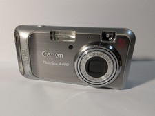 Canon PowerShot A460 fotocamera digitale argento 5,0 megapixel fotocamera digitale vintage Y2K TESTATA