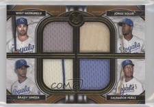 2021 Museum Collection Gold 11/25 Salvador Perez Brady Singer Jorge Soler s5j