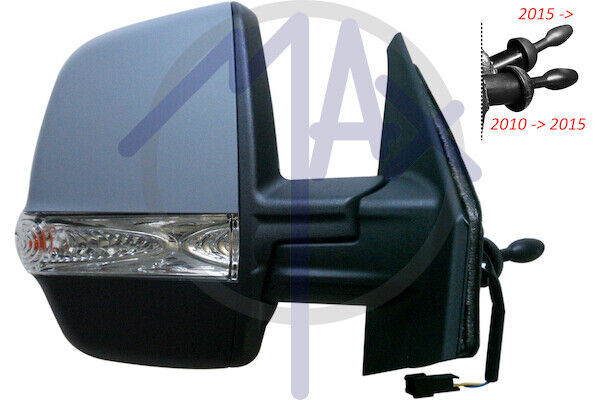 Espejo Retrovisor Mecánico Pintable Doble Cristal OPEL COMBO 2011 DX