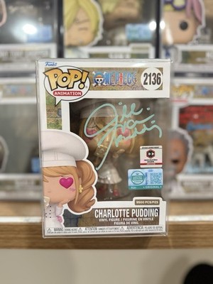 Funko Pop! One Piece Charlotte Pudding LE 9500 #2136 Chalice Signed Jill Harris